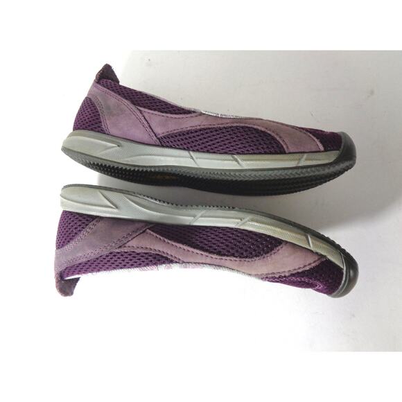 KEEN Womens US 5.5M EUR 35.5 Purple leather & mesh Keen Cush ballet flats shoe - Picture 5 of 7